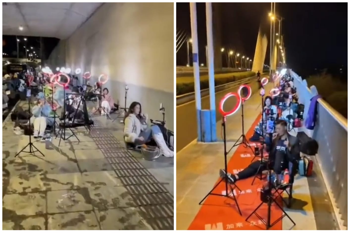 Ciberpunk: streamers graban debajo de un puente. Esta es la razón