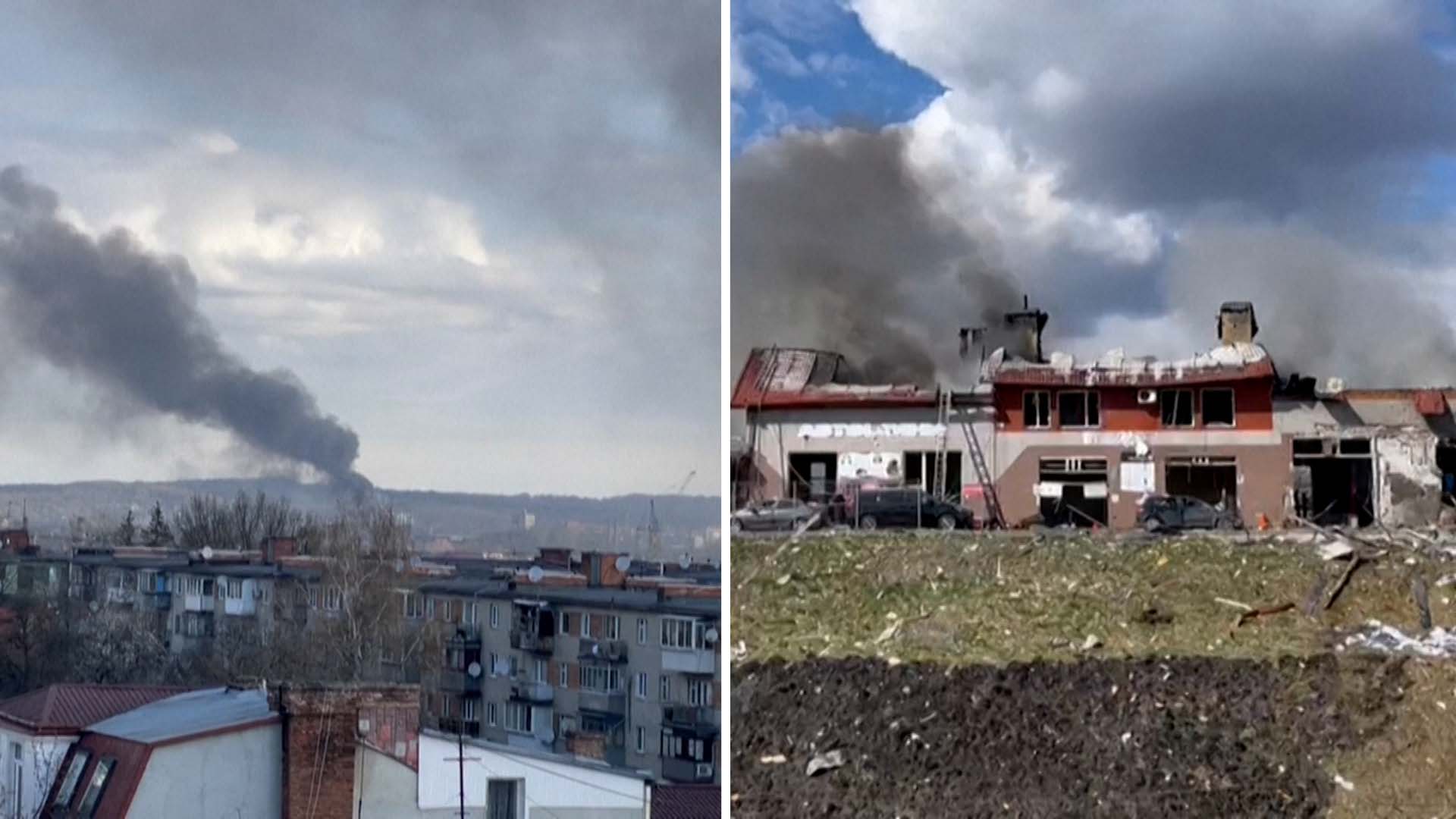 Ataque ruso con misiles en Leópolis (Ucrania) dejó al menos siete muertos