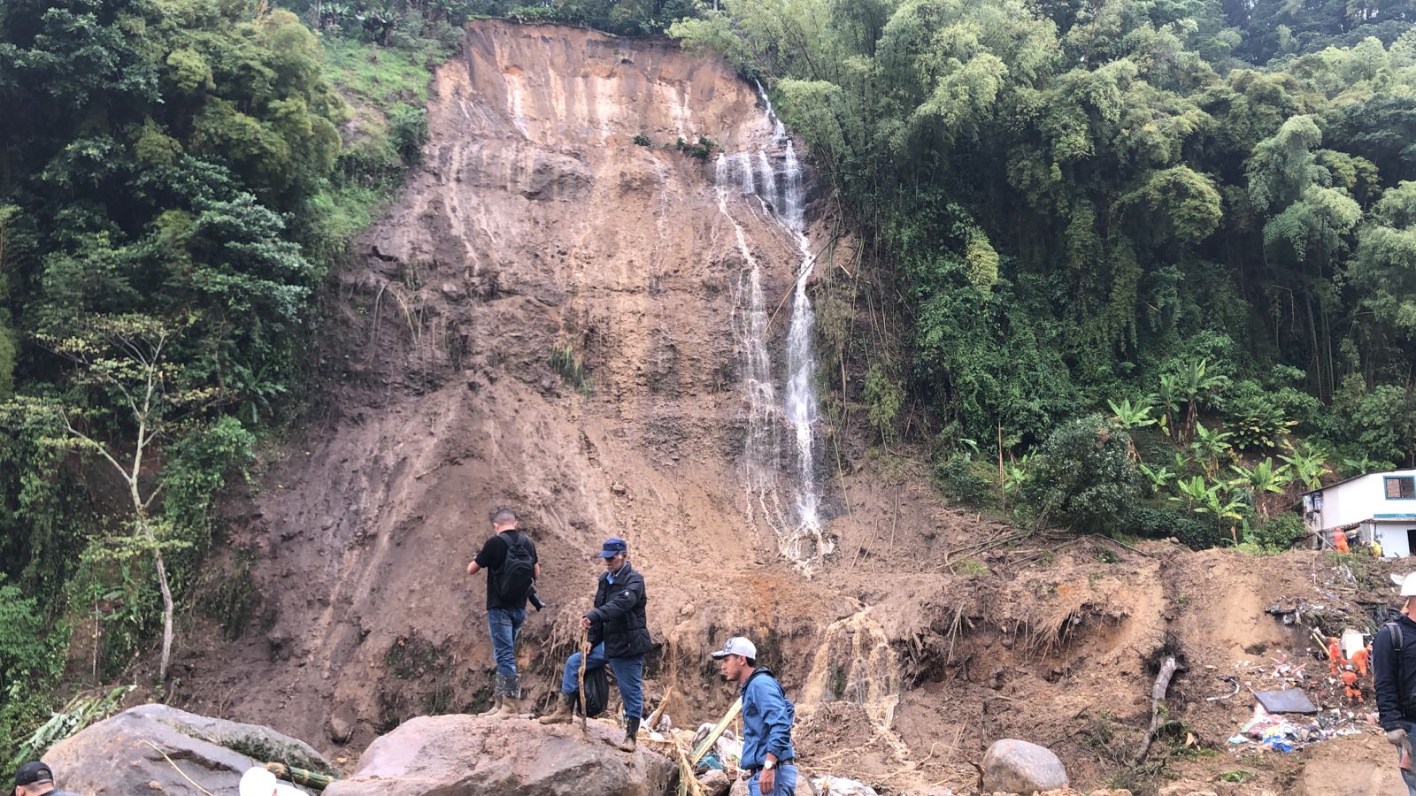 Derrumbe en Pereira y Dosquebradas