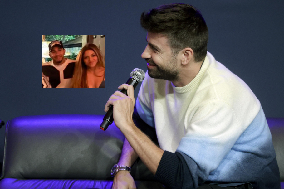 Piqué estalló en vivo al hablar sobre Lewis Hamilton, su respuesta sorprendió