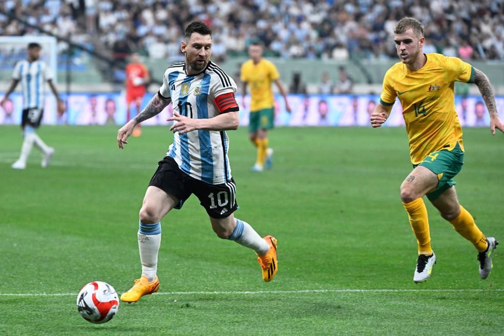 Messi en China.