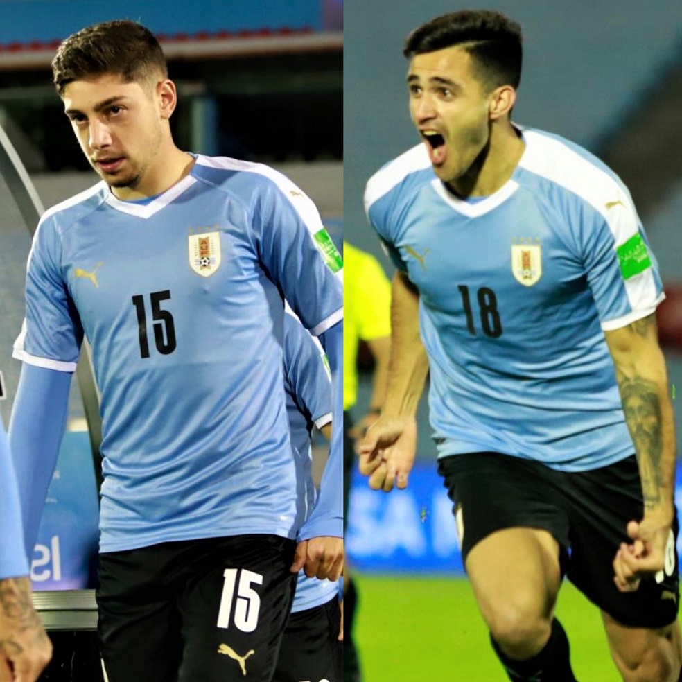 Dos bajas en Uruguay para enfrentar a Colombia