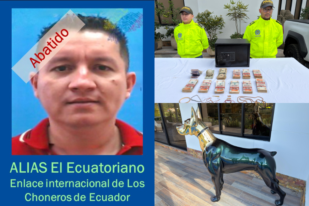 “El ecuatoriano”, enlace del Clan del Golfo en Ecuador, murió en operación policial en Antioquia