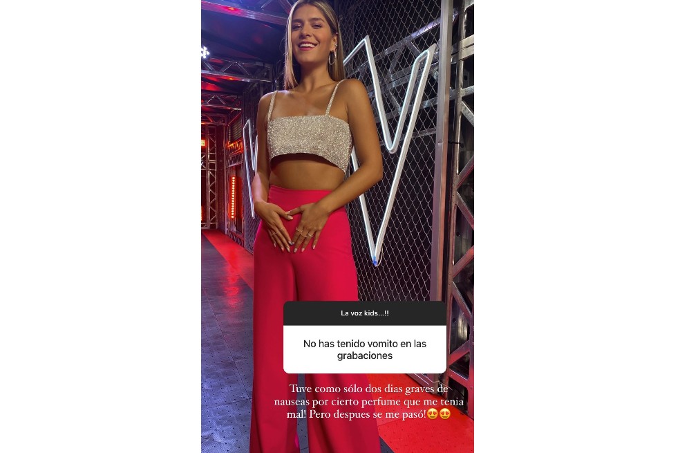 Laura Tobón confesó que en grabaciones de La Voz Kids le ha dado vómito.