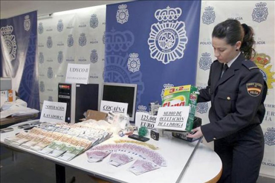 En paquetes de detergente, colombianos introducían cocaína a España