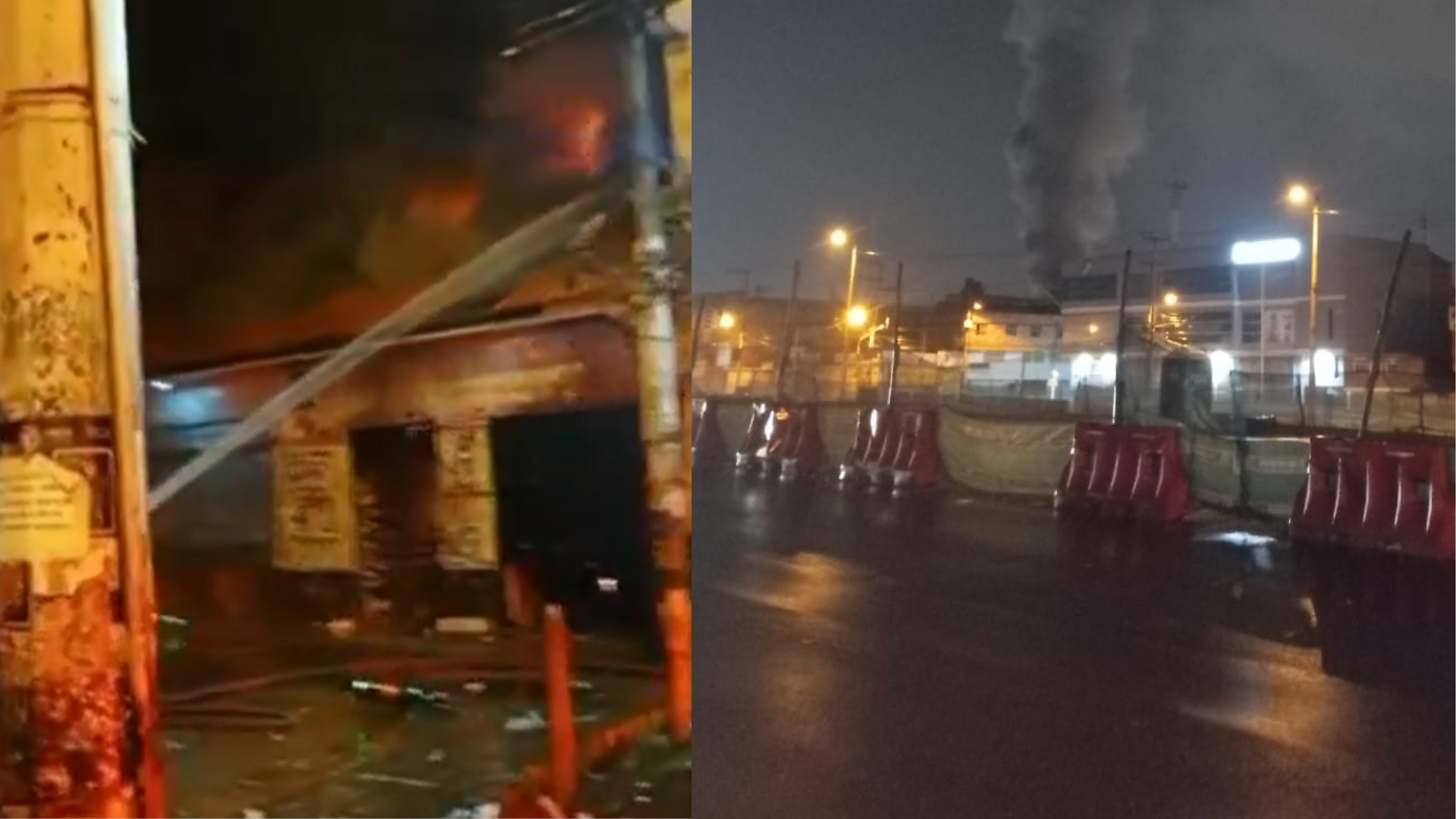 Siete locales en Soacha quedaron en ruinas tras voraz incendio