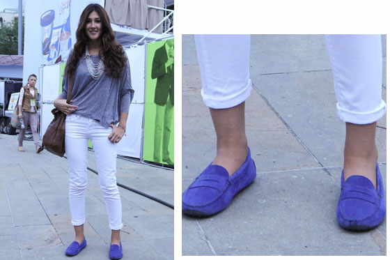 El infaltable pantalón blanco