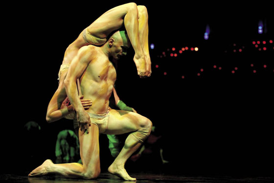 Muy rumberos los artistas del Circo del sol