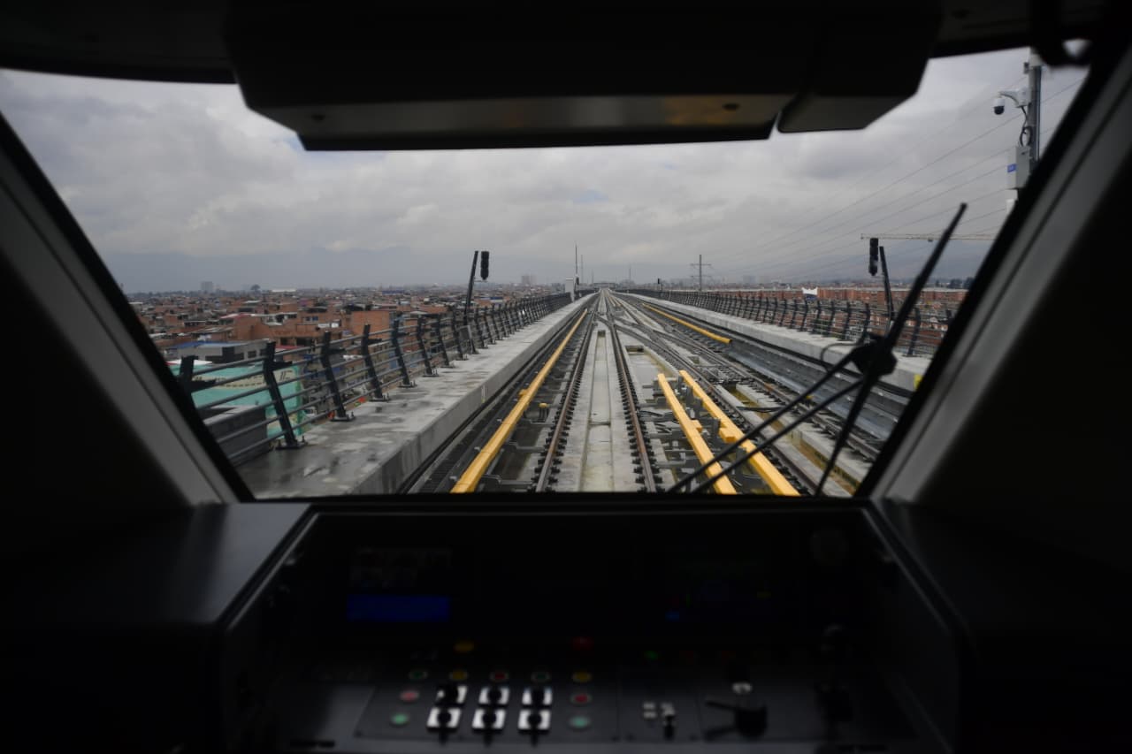 Pruebas autónomas del Metro de Bogotá, mayo 29 de 2026.