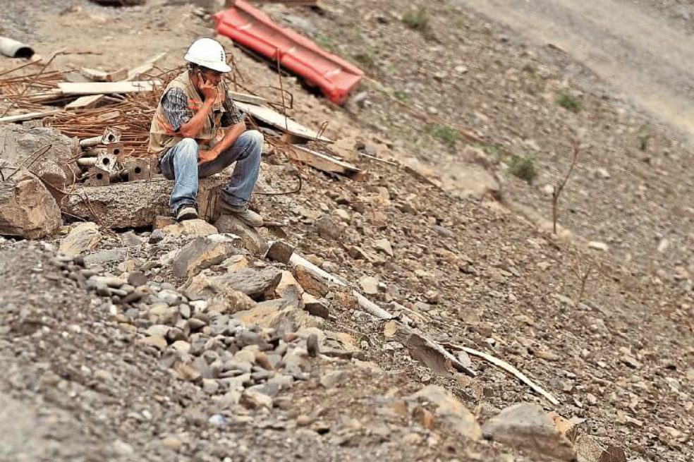 La escombrera que incomoda a una vereda en La Calera