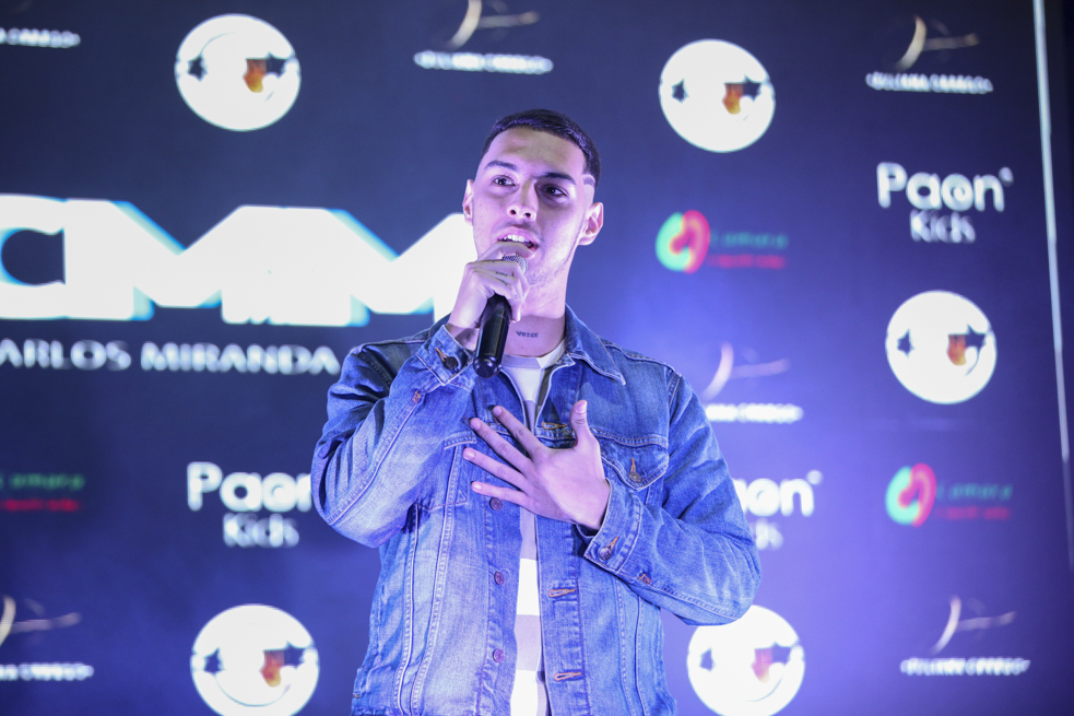 El cantante Samuel Arenas