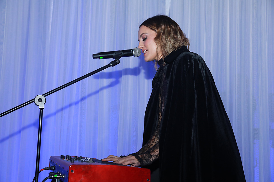 Nina Rodríguez durante su presentación
