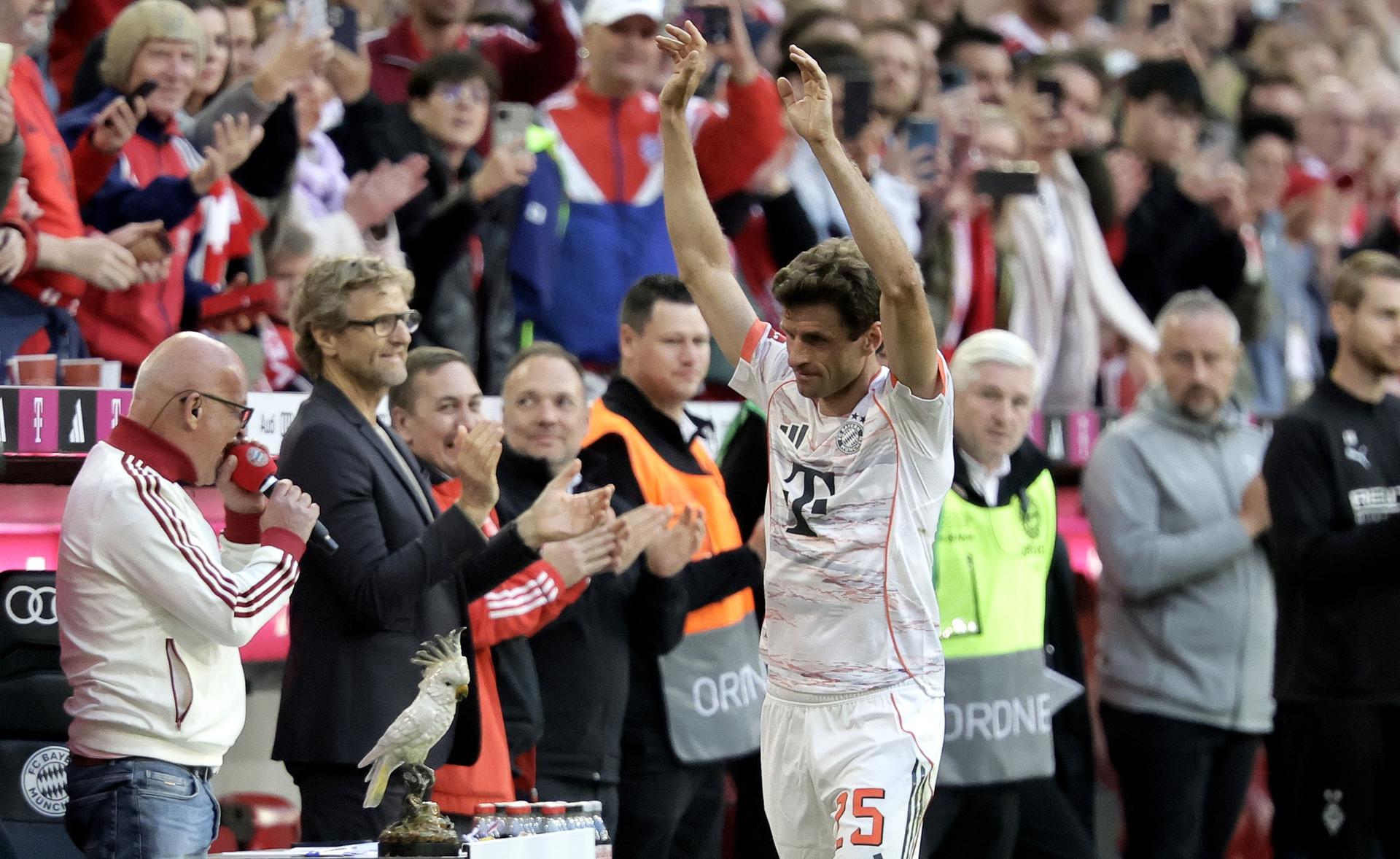 Bayern Múnich se despidió de Thomas Muller: los números de una leyenda