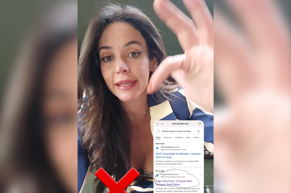 Maleja Restrepo fue estafada comprando el SOAT en línea: así la robaron