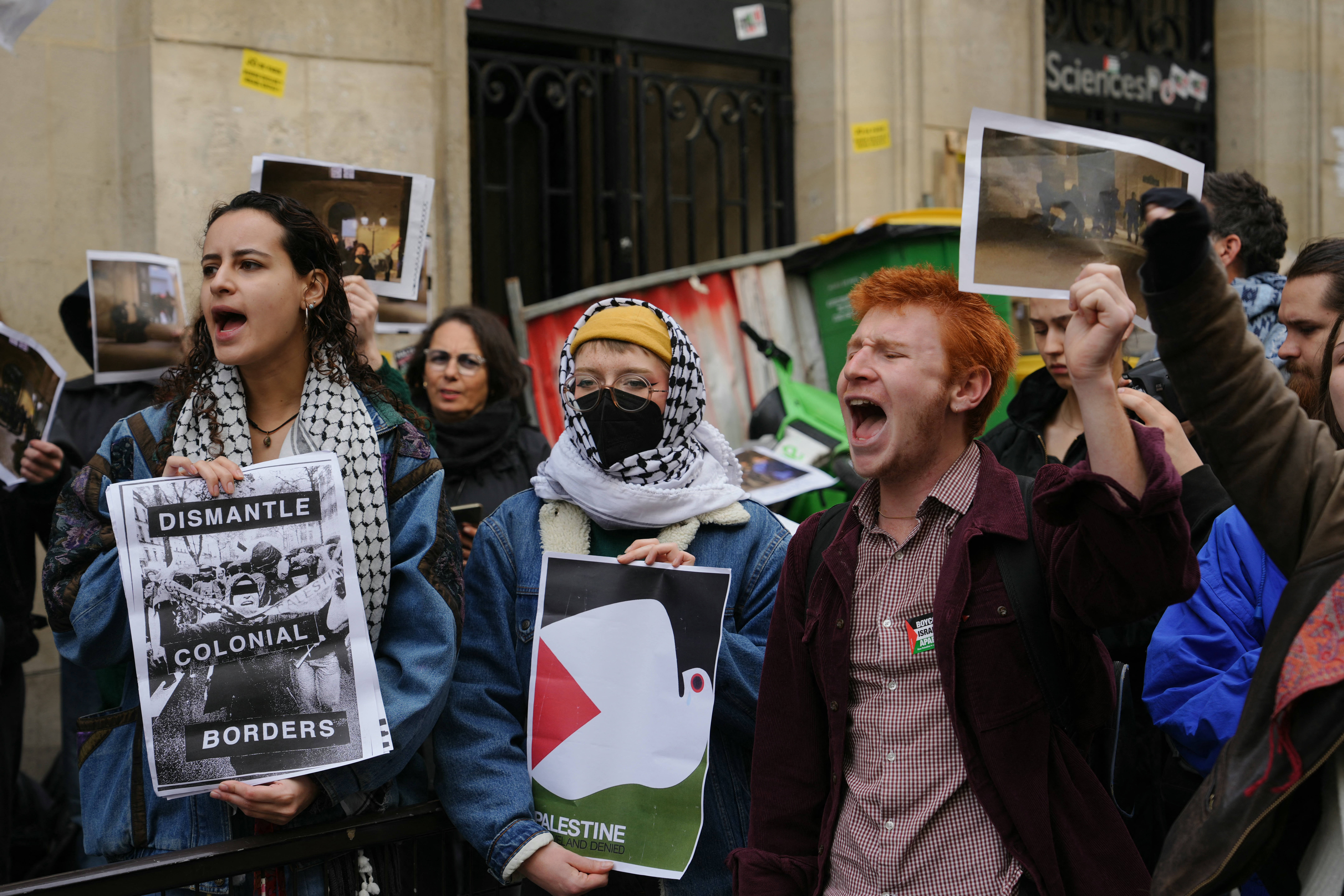 Protestas estudiantiles pro-Palestina también llegan a la Universidad de París