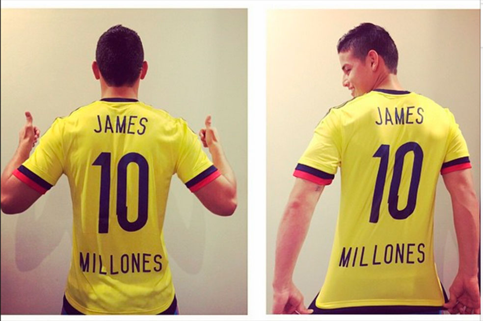 James alcanza los 10 millones de seguidores en Instagram