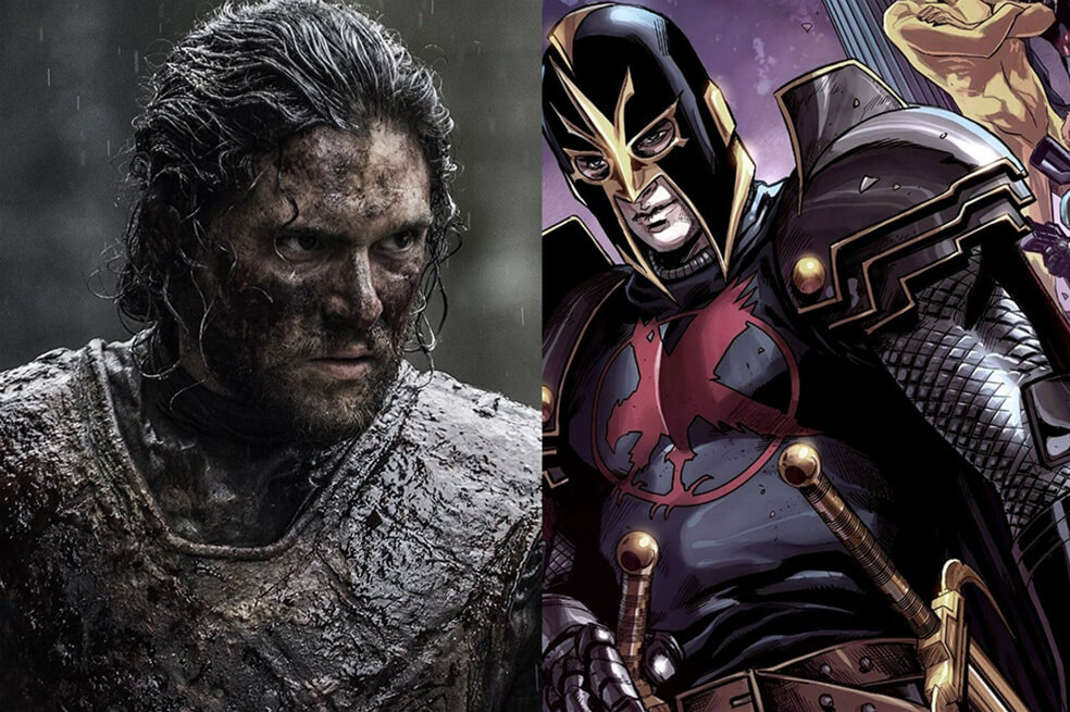 Así será Kit Harington como Black Knight en «Los Eternos» de Marvel