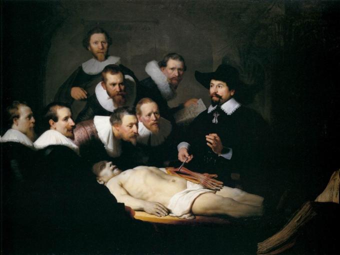 Rembrandt utilizó plumbonacrita para crear el efecto 3D en sus cuadros