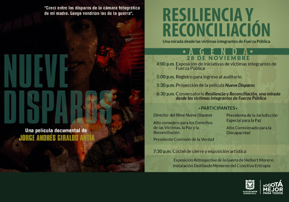 Víctimas de fuerza pública lideran Congreso de Resiliencia y Reconciliación en Bogotá