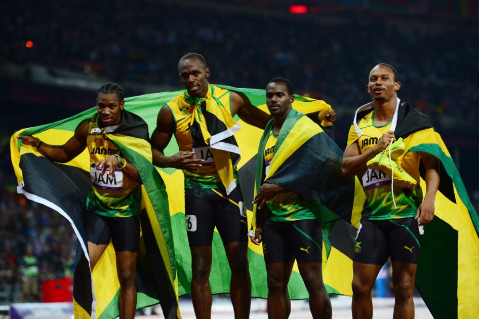 Oro y récord mundial para Jamaica en los relevos 4×100 metros