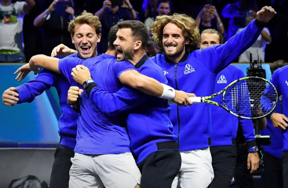 Europa conquistó su quinto título en la Copa Laver de tenis