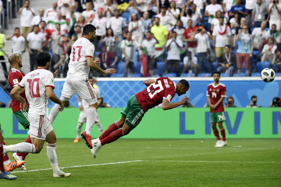 Con un autogol al minuto 95, Irán le ganó a Marruecos