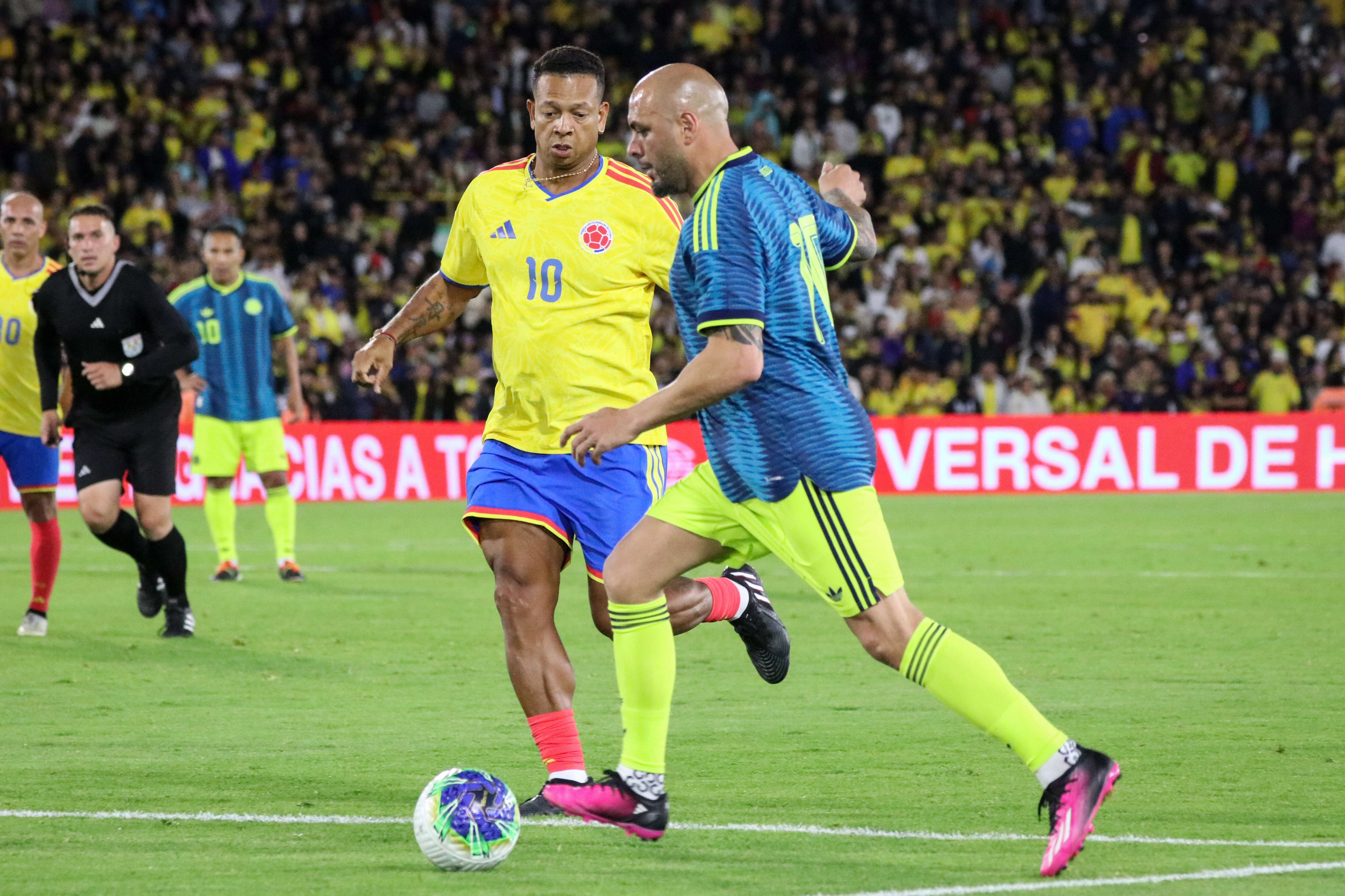 Partido benéfico Levantemos a Colombia.