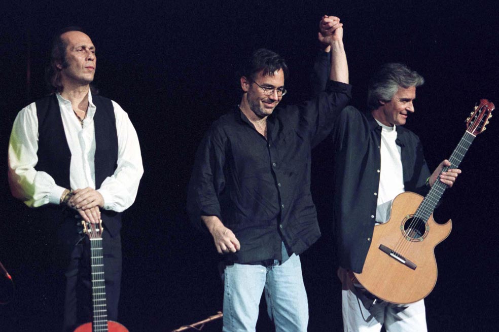 Paco de Lucía, John McLaughlin y Al Di Meola