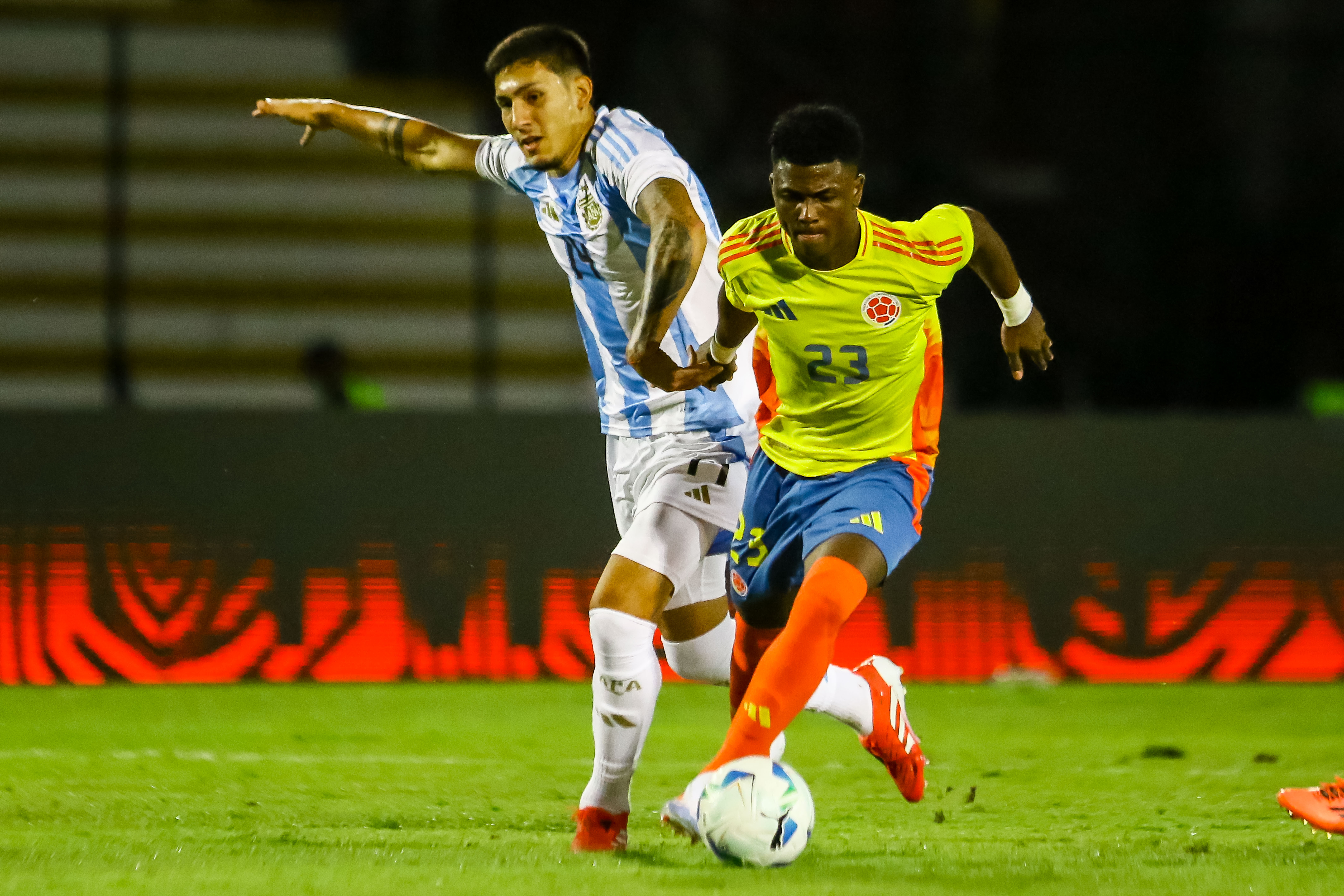 Colombia frenó a Argentina en su debut del Sudamericano Sub-20 de Venezuela