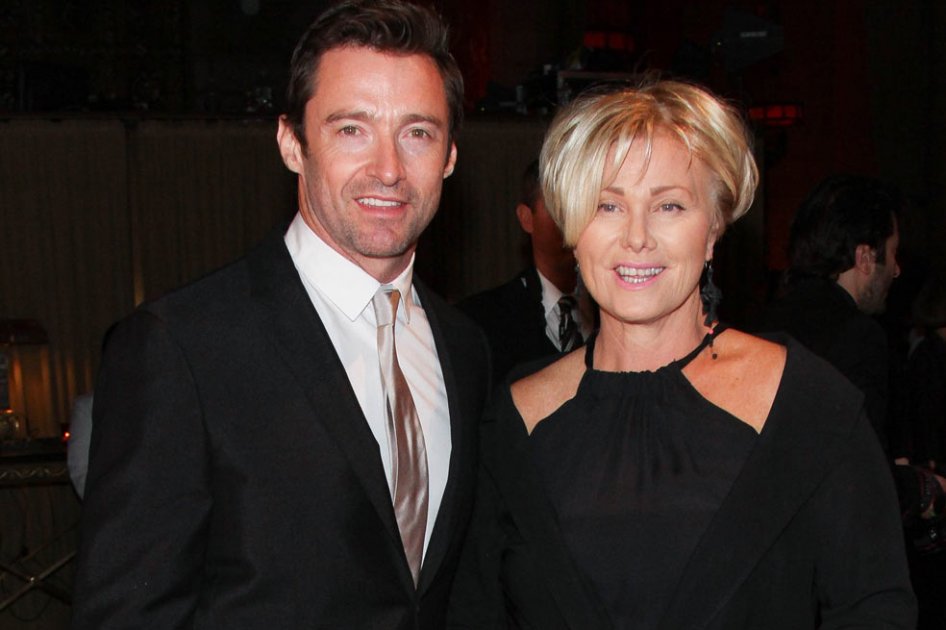 Hugh Jackman con su esposa Deborra-LeeFurness.