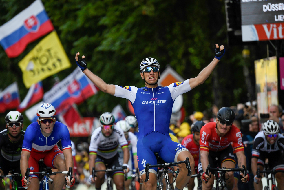 Marcel Kittel se quedó con la segunda etapa del Tour