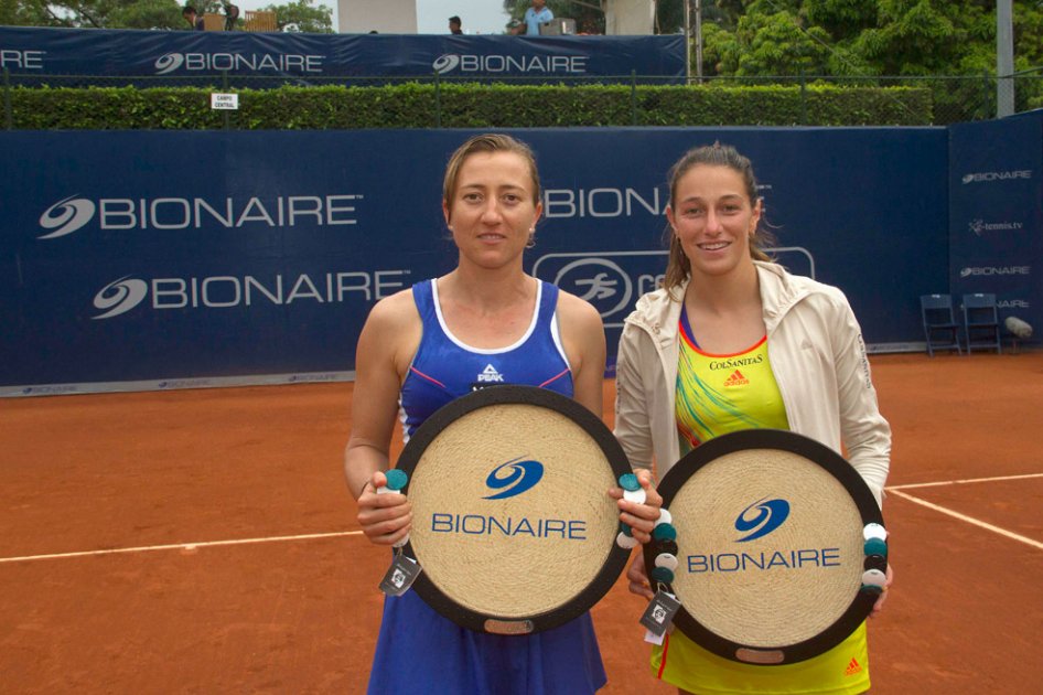 Castaño y Duque, campeonas en dobles de la Copa Bionaire