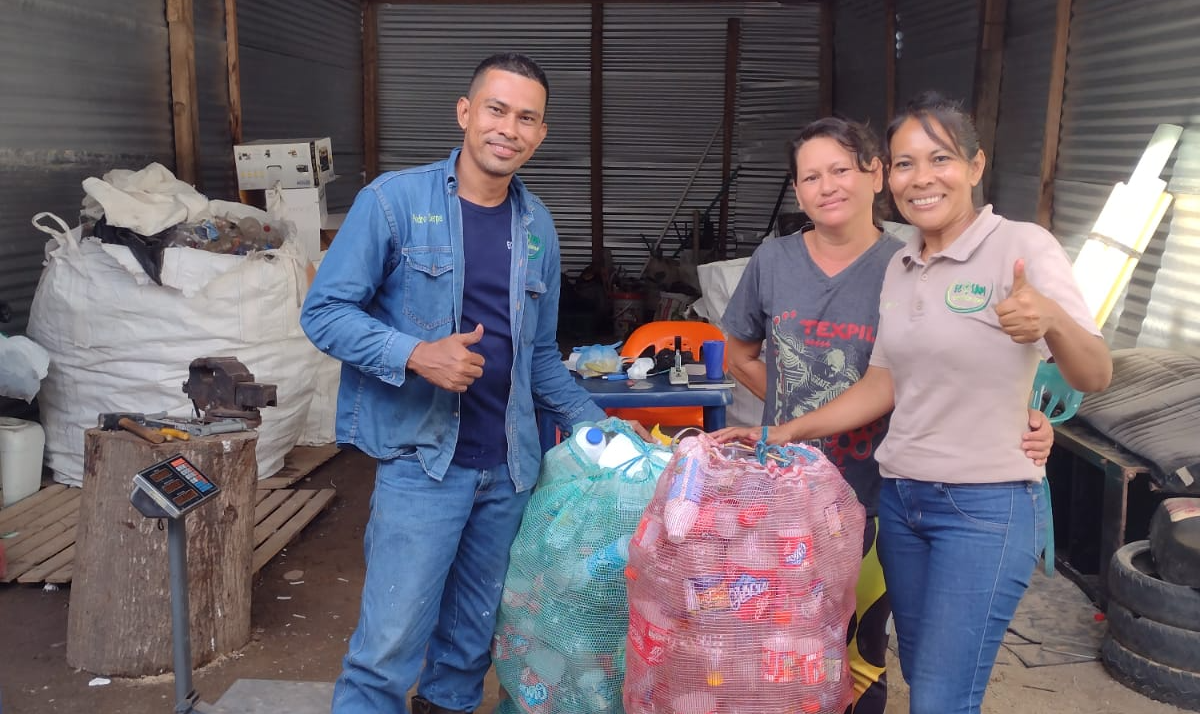 Un emprendimiento que se dedica a la recuperación de material reciclable