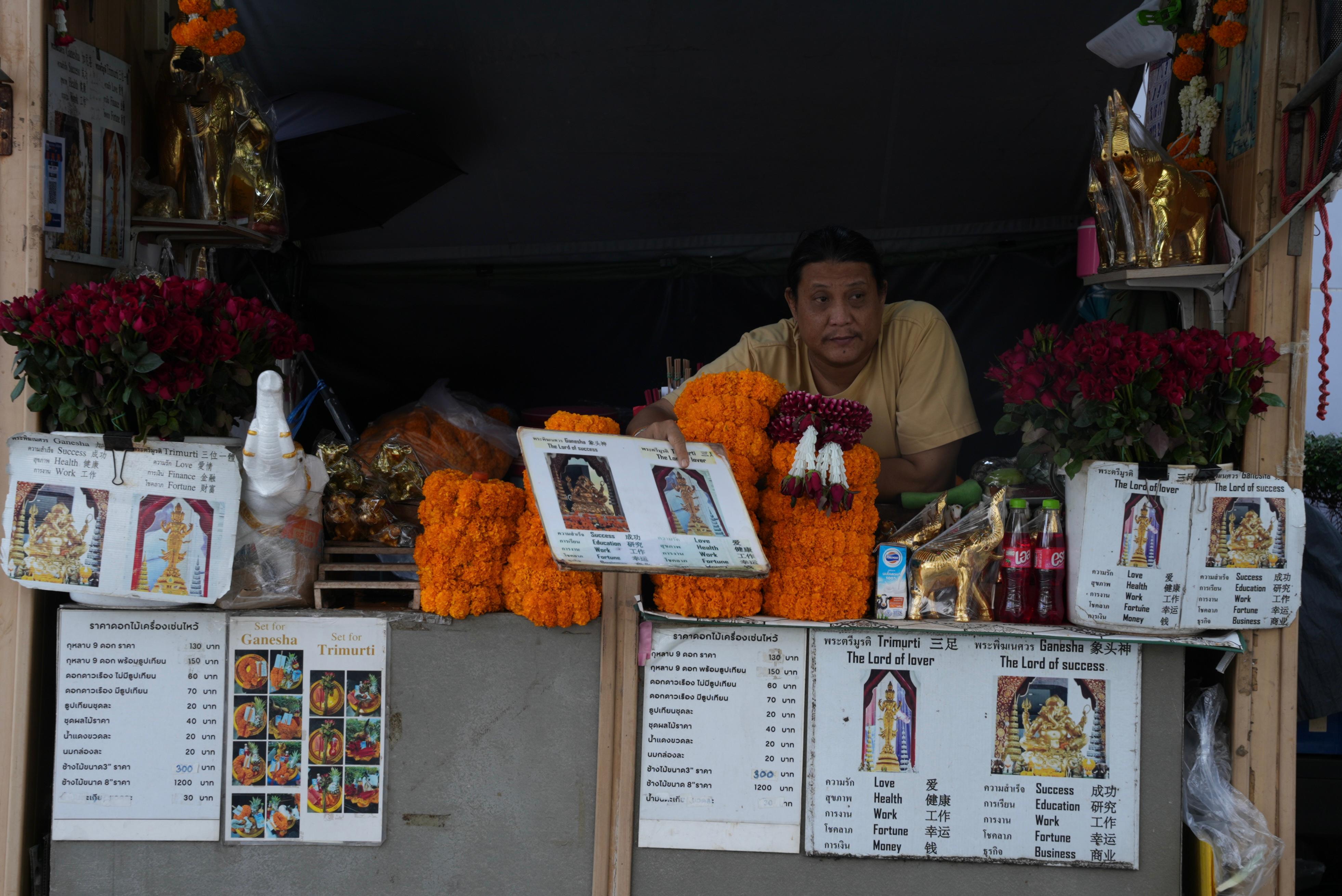 Venta de símbolos para ofrendas