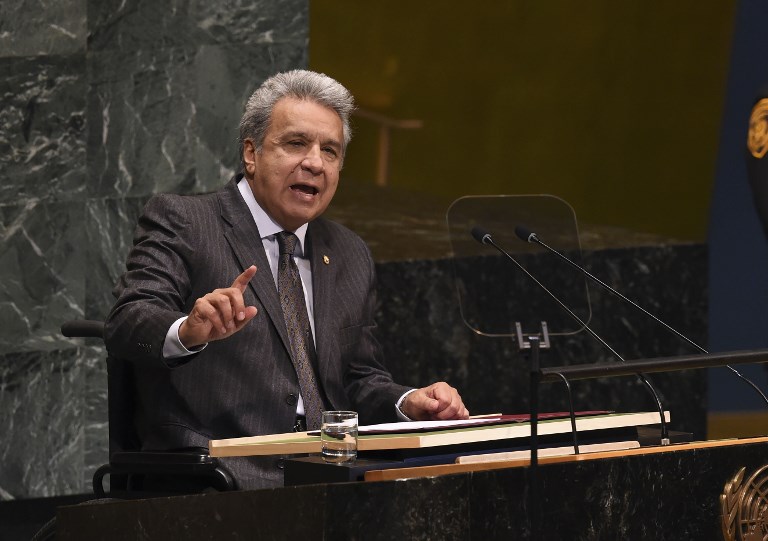 Presidente de Ecuador pide en la ONU «una acción continental» por Venezuela