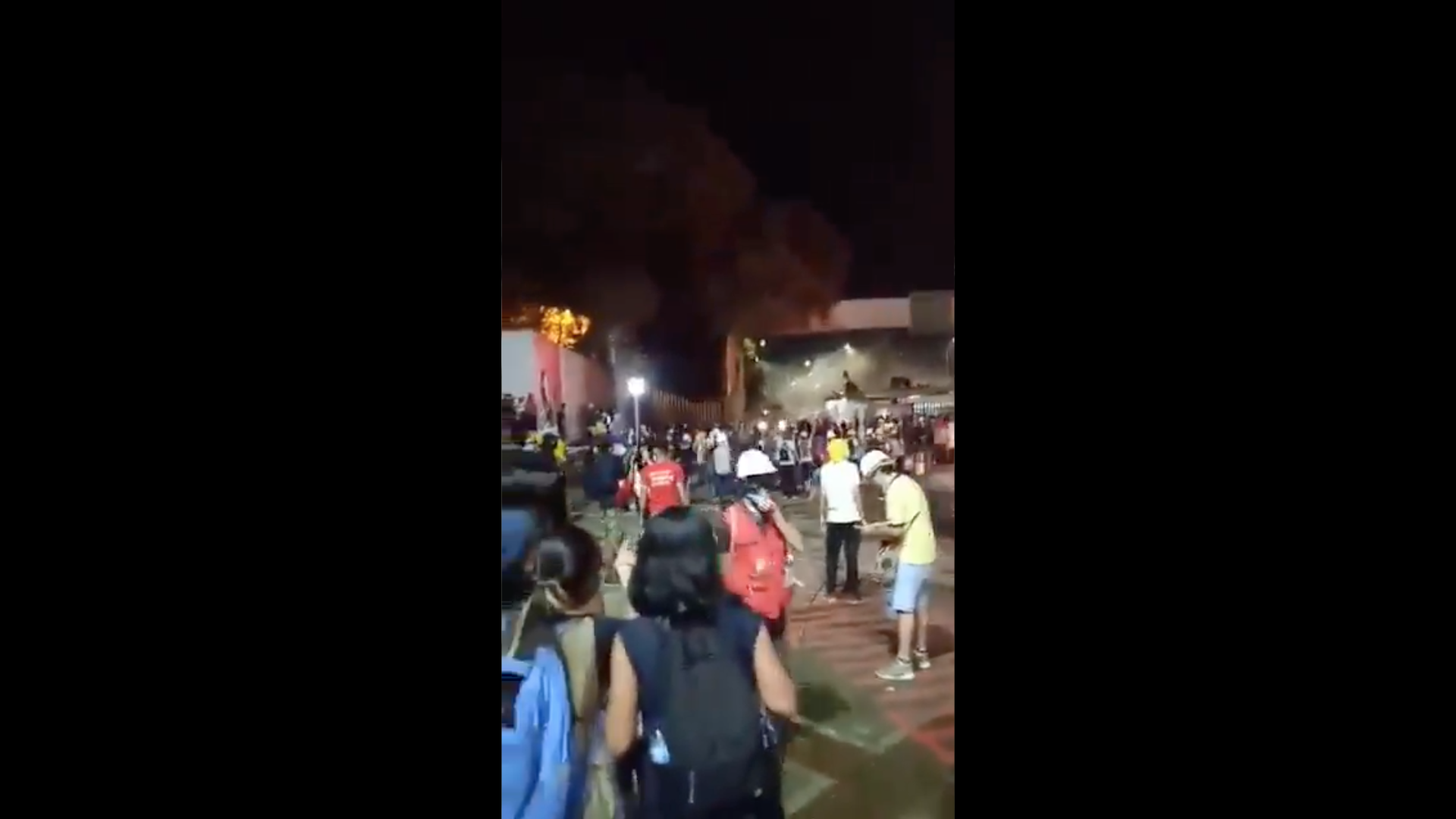 Fuertes disturbios en inmediaciones de la UIS, en Bucaramanga