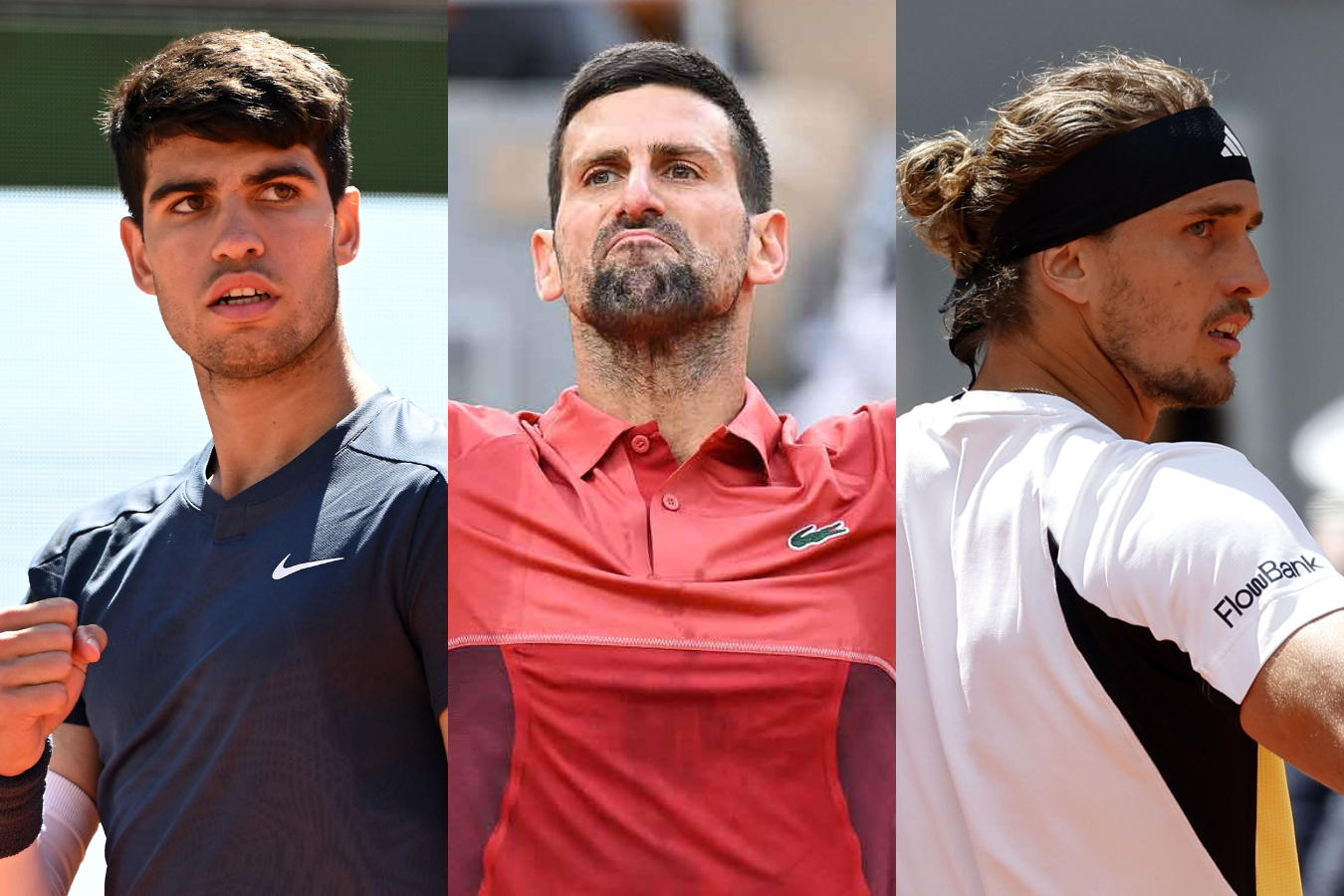 París 2024: Alcaraz, Djokovic y Zverev entre los favoritos al oro olímpico