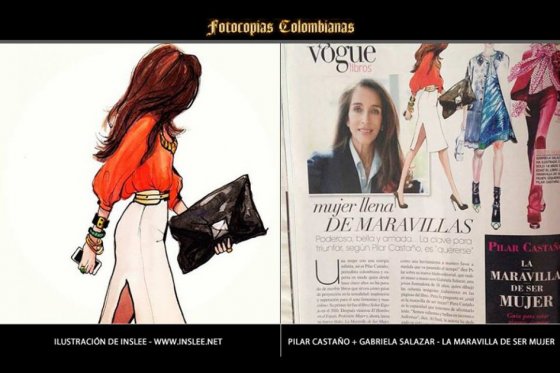Una de las imágenes que circulan por Internet y que comparan la ilustración original con la publicada en libro de Pilar Castaño. Esta fue tomada del grupo de Facebook 'Fotocopias Colombianas'.