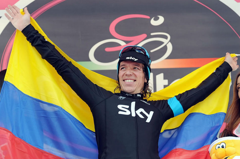 Rigoberto Urán, subcampeón parcial del Giro de Italia
