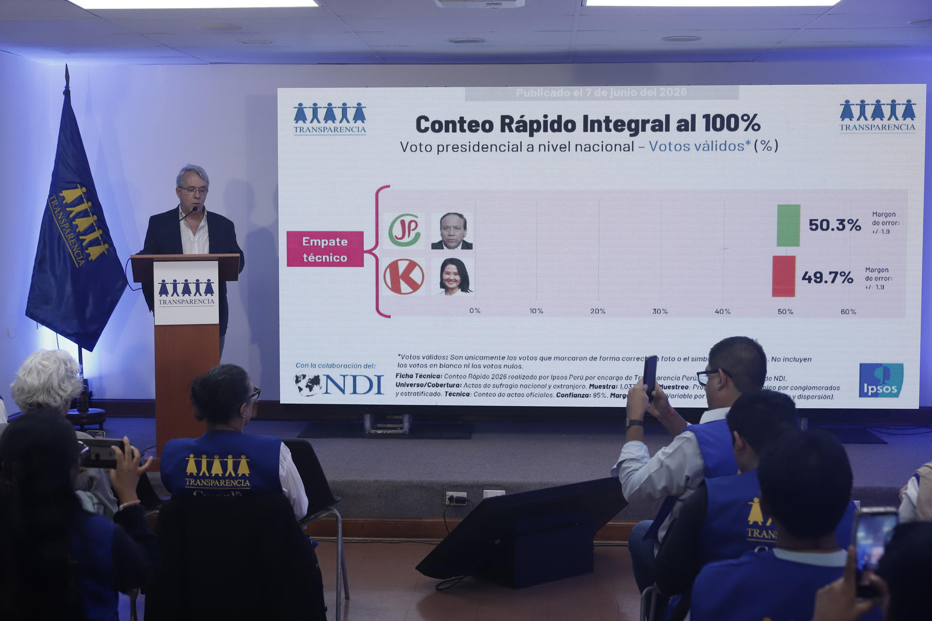 Esto dejó la segunda vuelta en Perú: conteo ajustado y sin ganador oficial