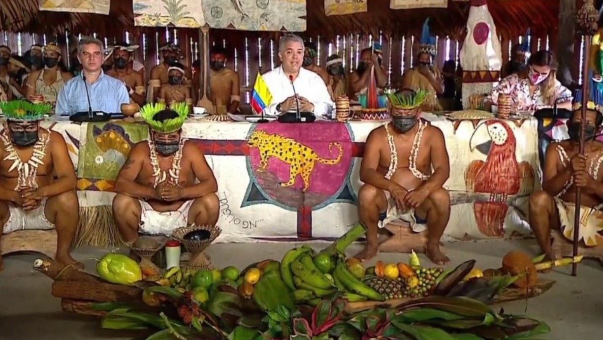 Fuertes críticas del movimiento indígena del Amazonas por evento del presidente