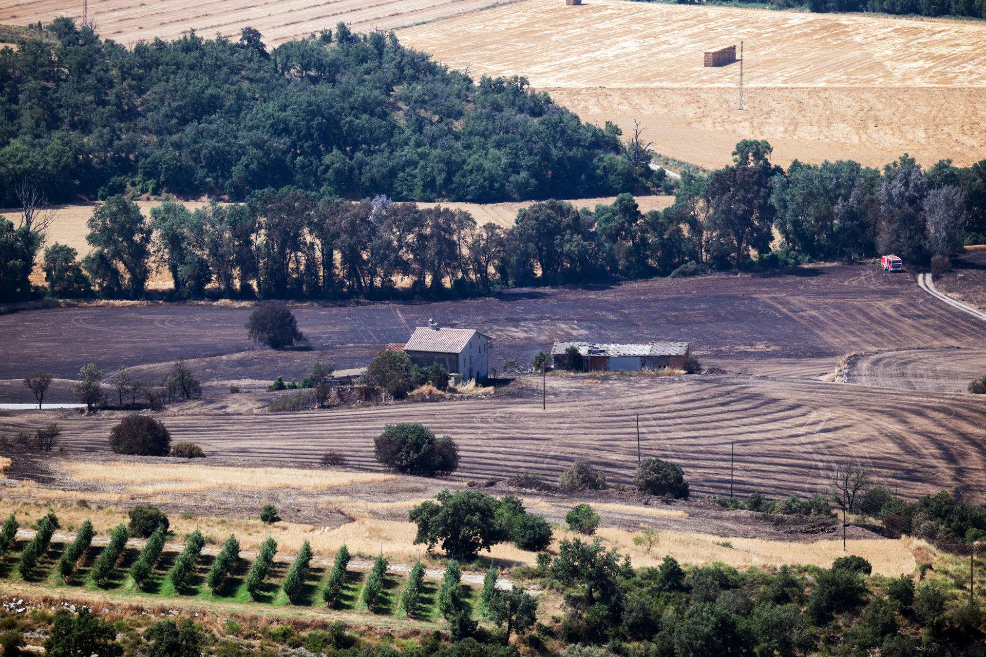 Un incendio dejó dos muertos en España, mientras Europa vive un calor extremo