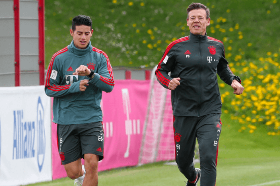 James Rodríguez regresó a entrenamientos con Bayern Múnich