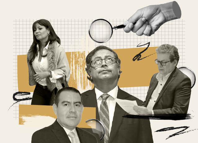 Así se mueven las conexiones de los investigadores de Petro en la Comisión de Acusación