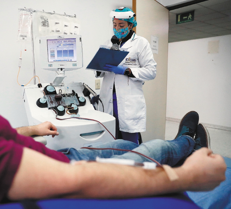 La zona no COVID-19 en los hospitales