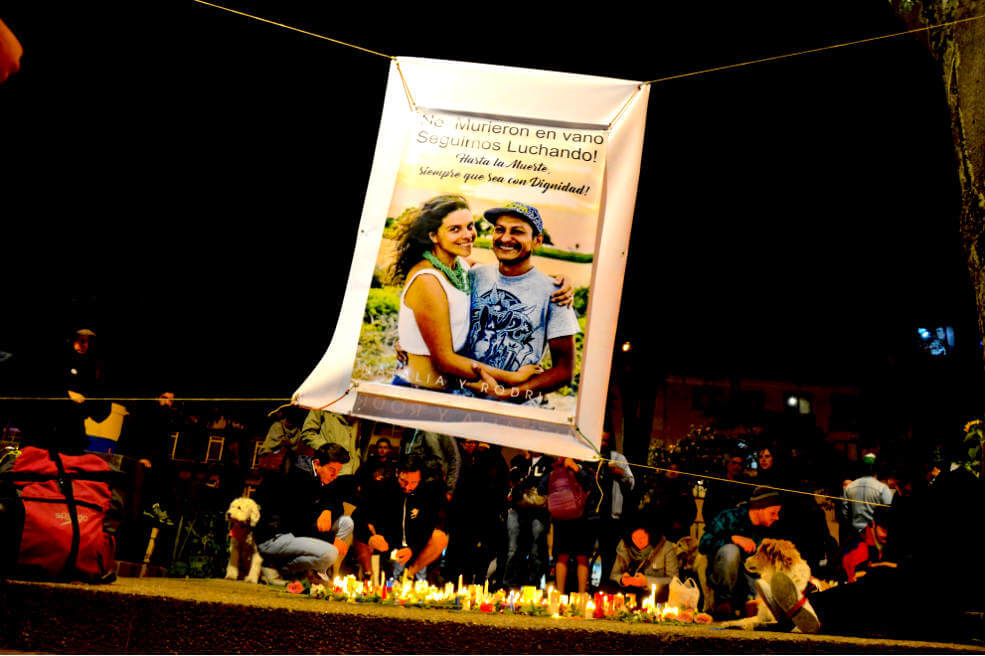 Nathalia y Rodrigo,seguimos luchando por la vida y por la naturaleza