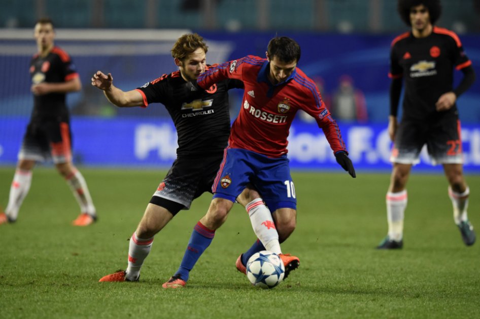 CSKA y Manchester United repartieron puntos