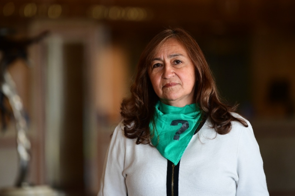 Gladys Ávila, quien busca a su hermano Eduardo Ávila, desaparecido en 1993.