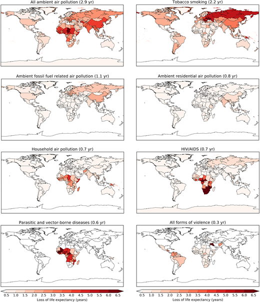 Estos datos, de contaminación de 2015, fueron utilizados por los científicos para el estudio. / Cardiovascular Research
