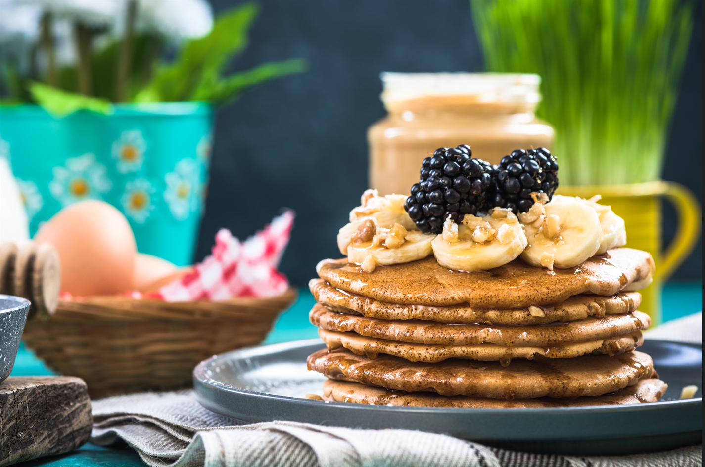 Esta es la receta para preparar “pancakes” de calabaza